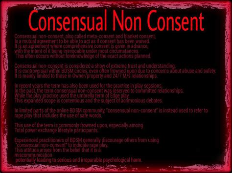 what is sexual cnc|Understanding Consensual Non